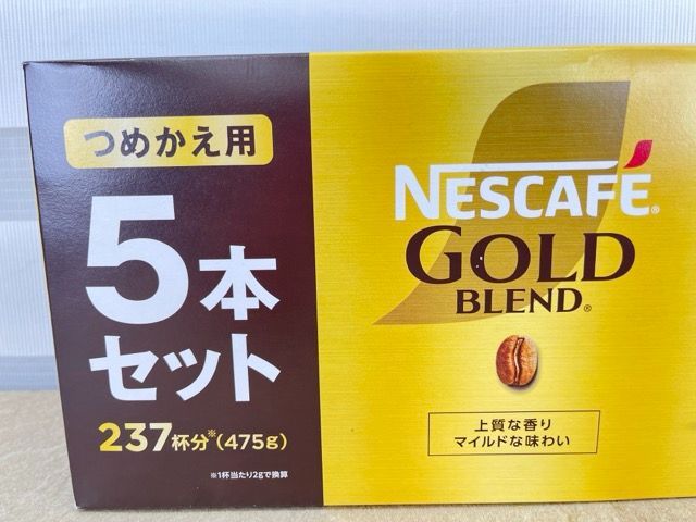 ネスレ ゴールドブレンド 詰め替え 5本 237杯分 - メルカリ