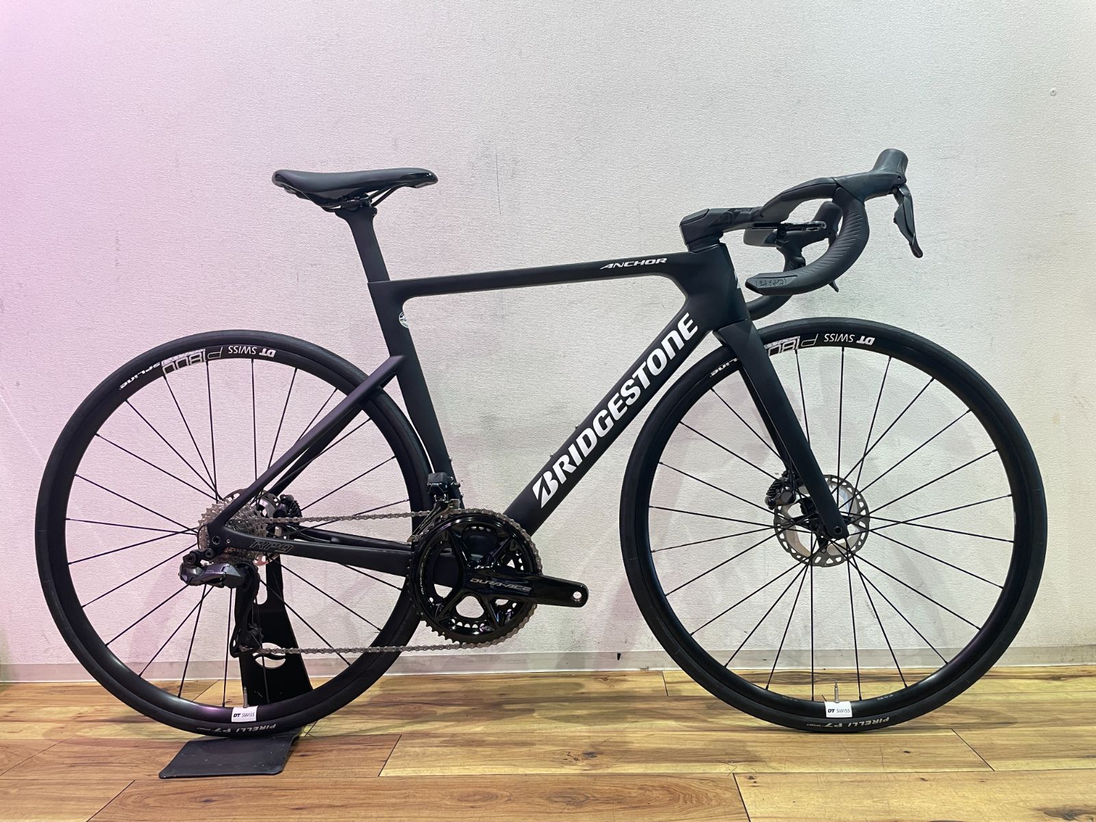 S1559 ■USED■BRIDGESTONE ブリヂストン RP9 RACING BLACK 2022-2024 510 DURA-ACE ULTEGRA アルテグラ R8100系 DISC ディスク 2×12s フルカーボン ロードバイク 完成車