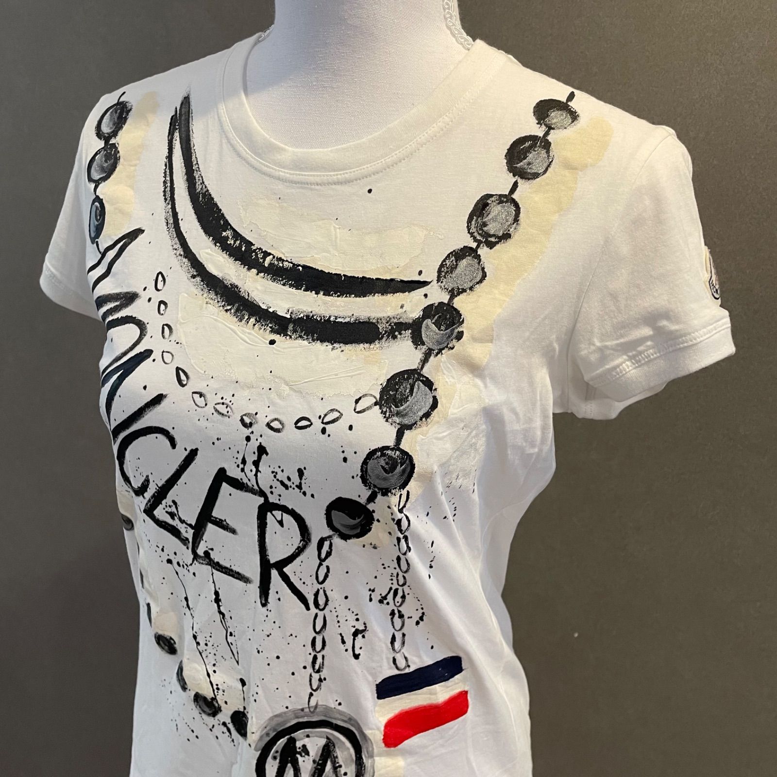MONCLER モンクレール Tシャツ 半袖 トップス ロゴワッペン ビッグロゴ 