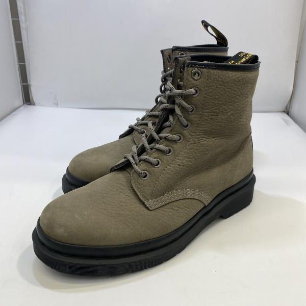 【中古】Dr.Martens 8 ホール 1460 MILLED NUBUCK LEATHER LACE UP グレー サイズUk8 31129059 ドクターマーチン[24]