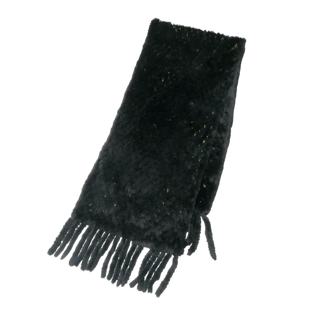 ■美品■Mink ミンク ストール ミンクファー フリンジ ショール マフラー ティペット 毛皮 ブランド古着【中古】20260113/RA7235 □美品□Mink ミンク ストール ミンクファー フリンジ ショール