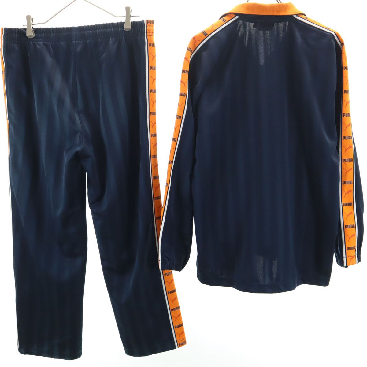 PUMA プーマ トラックジャケット 上下 セットアップ S-M/M ネイビー