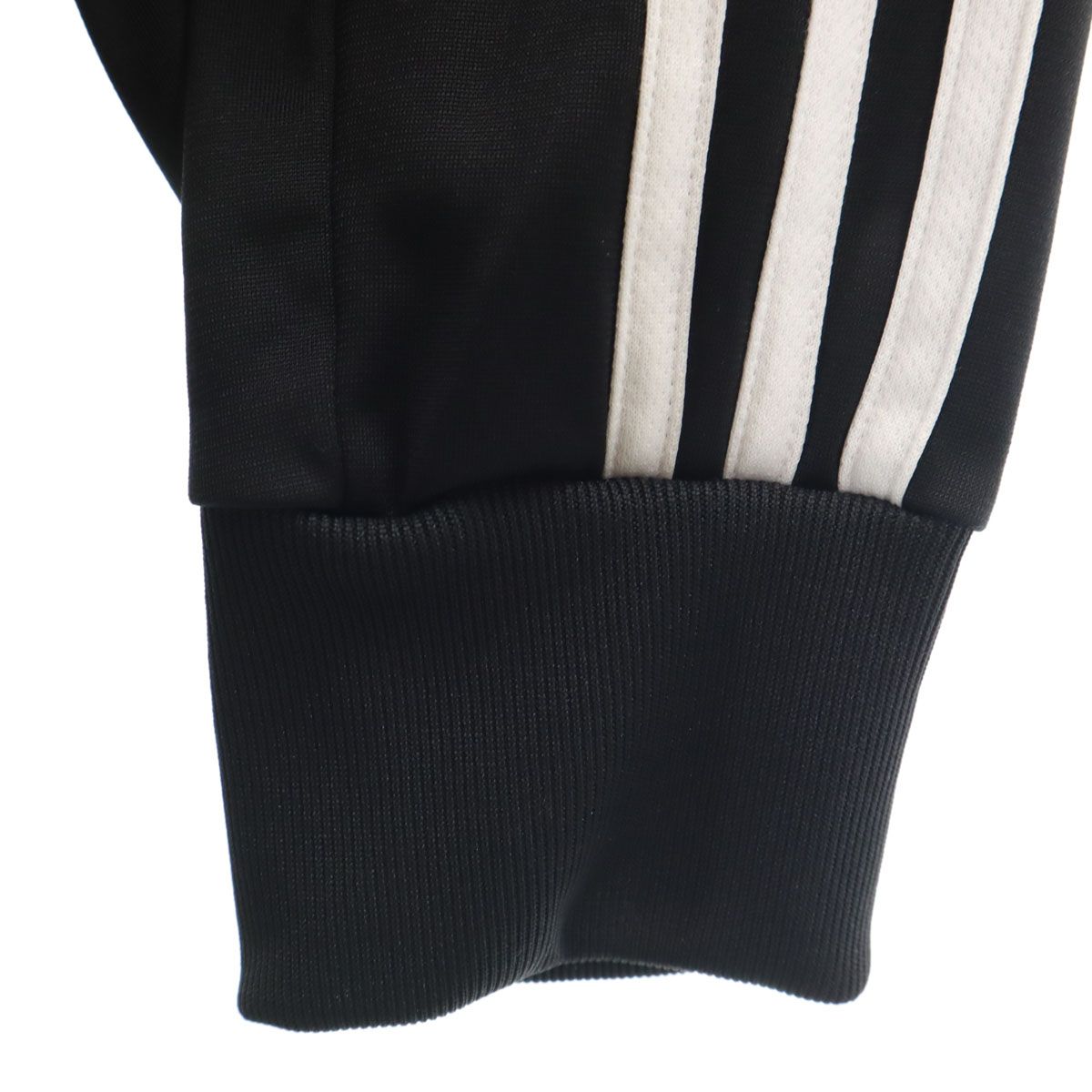 adidas アディダス トラックジャケット 上下 セットアップ M ブラック ジャージ 裏トリコット 3ライン メンズ 古着
