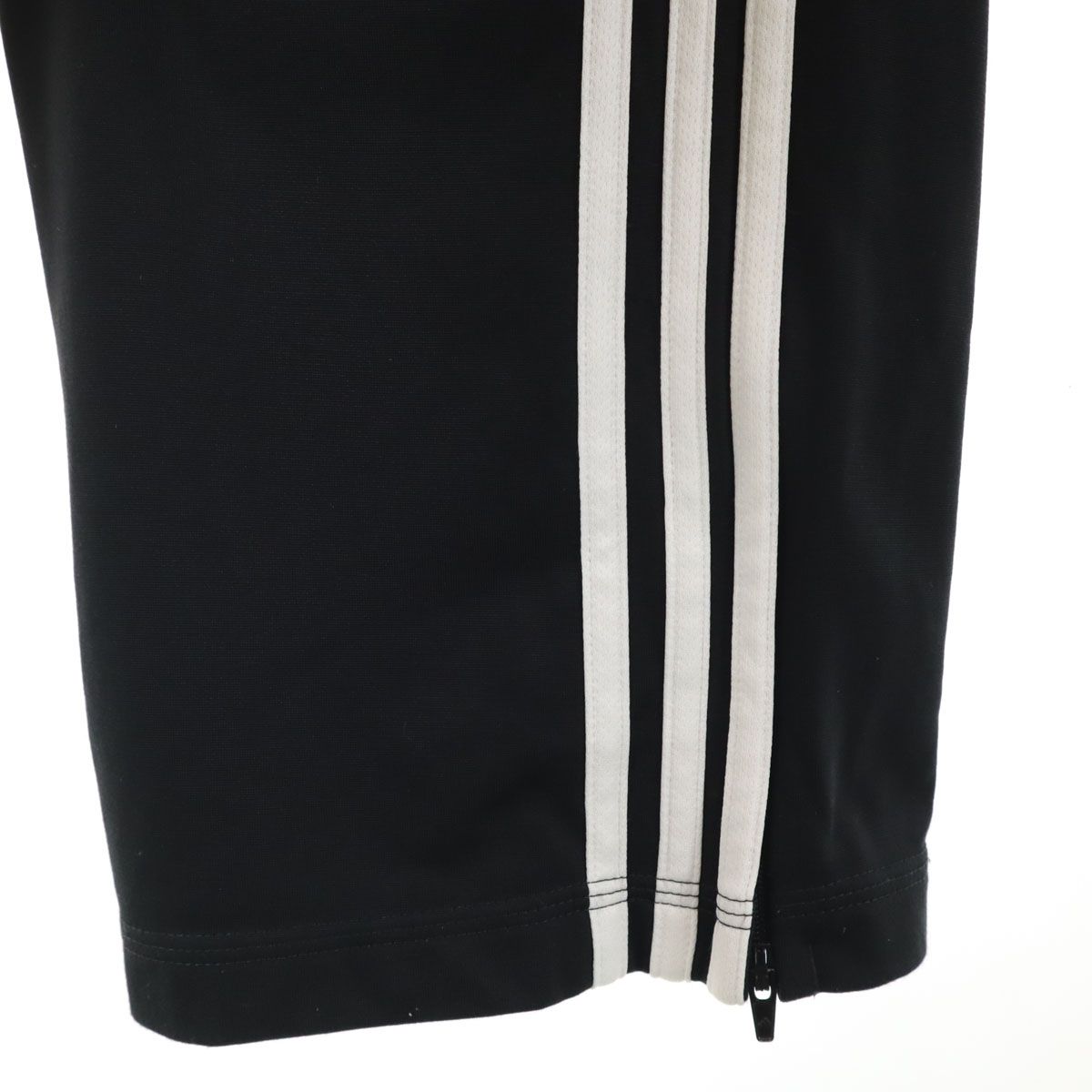adidas アディダス トラックジャケット 上下 セットアップ M ブラック ジャージ 裏トリコット 3ライン メンズ 古着