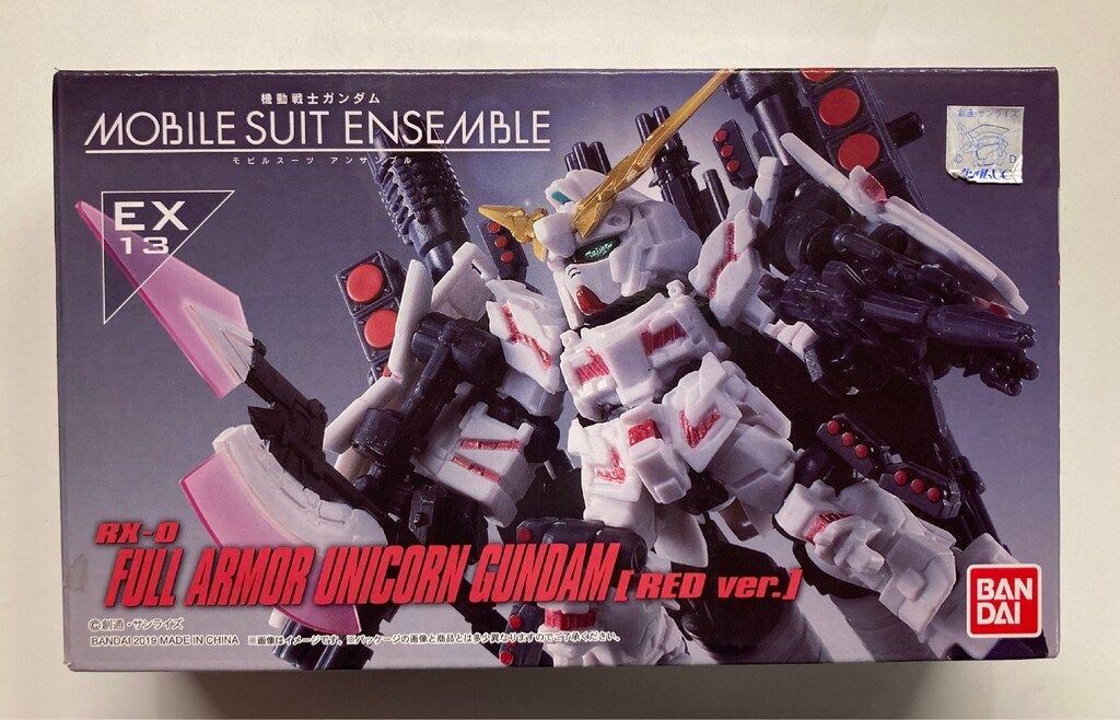 バンダイ MOBILE SUIT ENSEMBLE フルアーマー・ユニコーンガンダム(REDVer) EX13