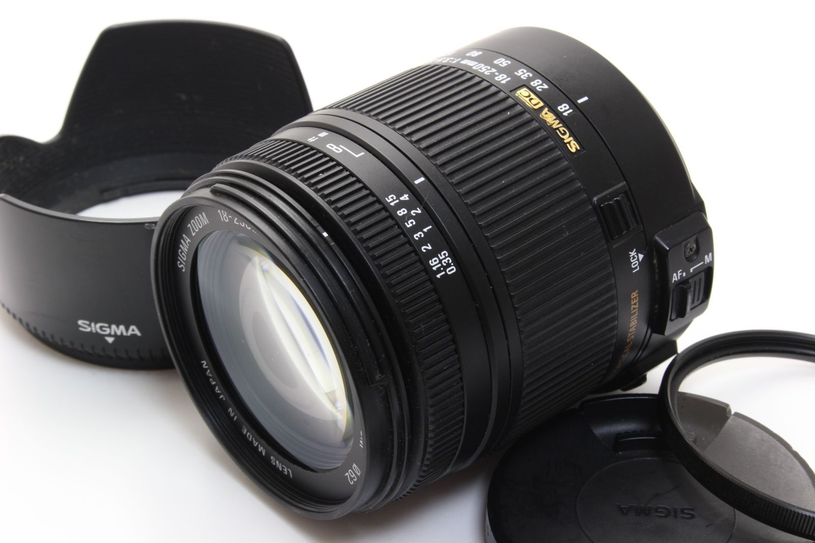 B+ (並品) SIGMA シグマ DC 18-250mm F3.5-6.3 MACRO HSM OS Nikon 初期不良返品無料 4-115 9,798円