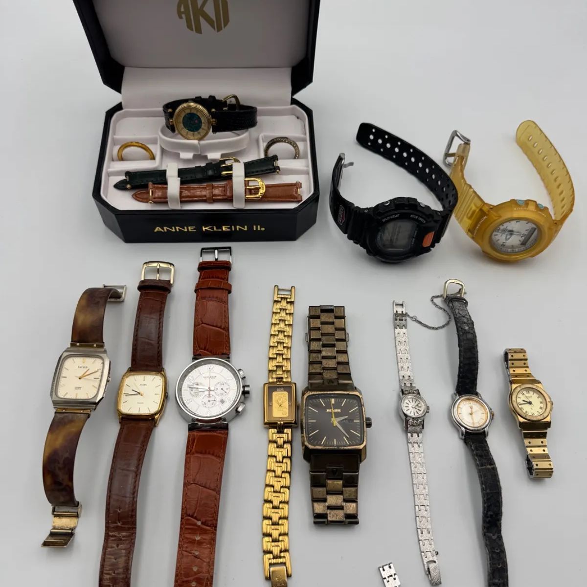 【中古】時計ジャンク　ノーメンテ品　ゴールド　Gショック　ヴィンテージ　999.9 45,370円