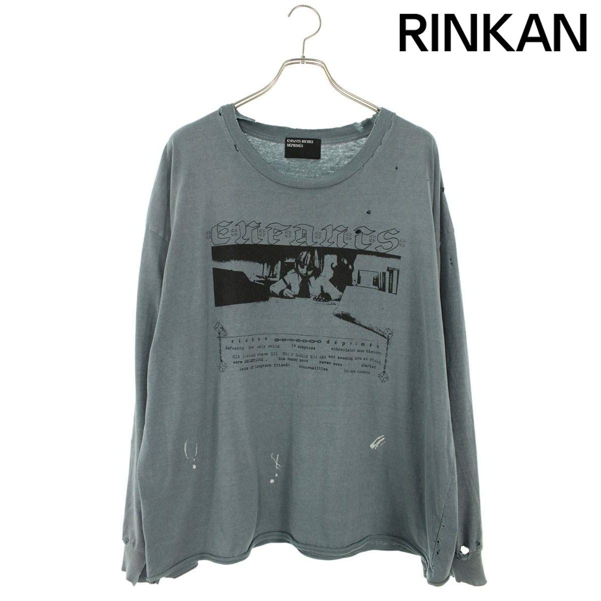アンファンリッシュデプリメ BOY IN CHAINS L/S ダメージ加工プリント長袖カットソー メンズ L 101,178円