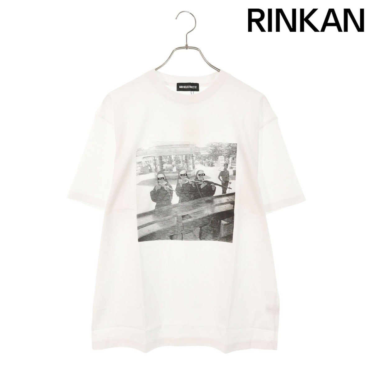 ゴッドセレクショントリプルエックス GX-S25-ST-21 フォトプリントTシャツ メンズ L