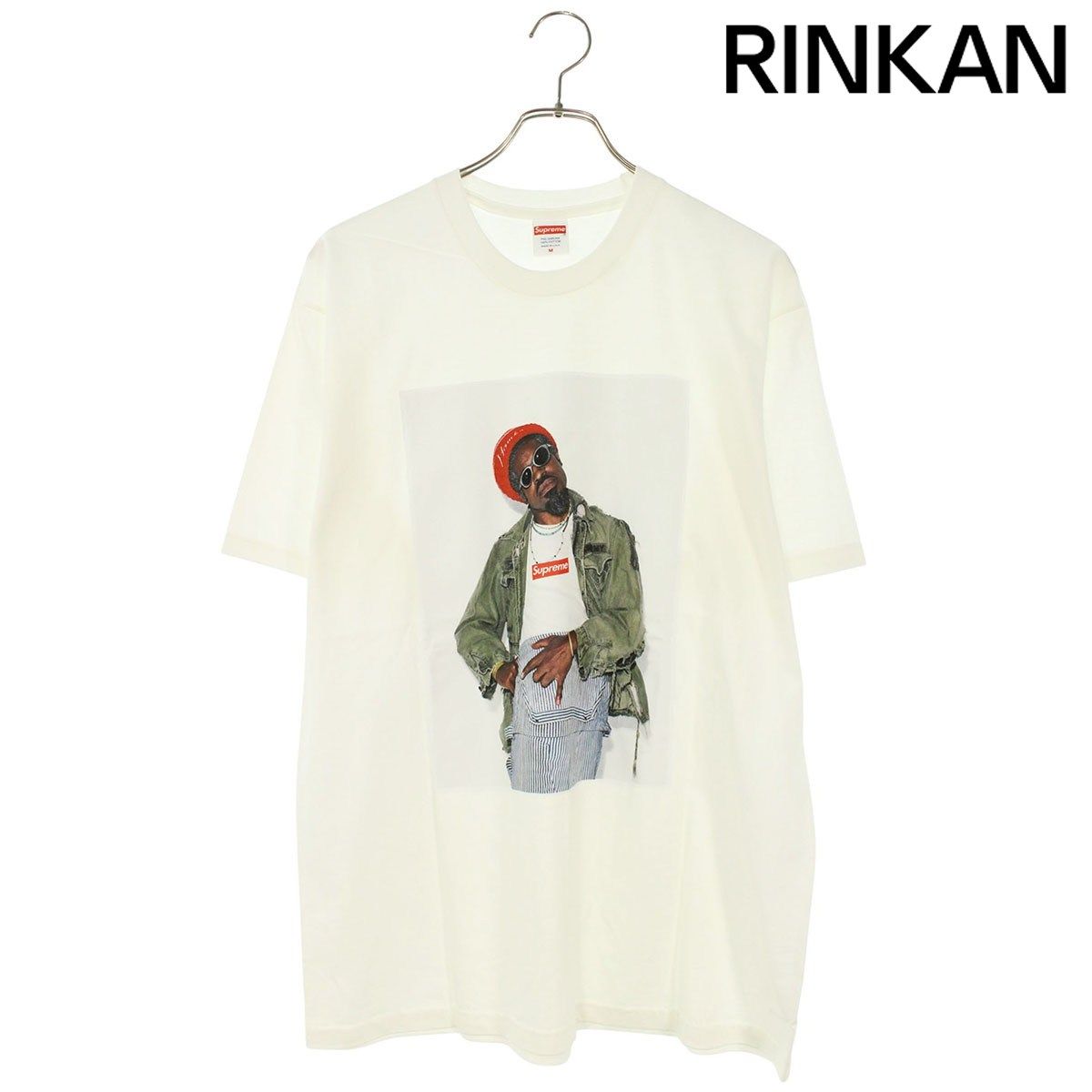 シュプリーム 22AW Andre 3000 Tee アンドレ3000フォトプリントTシャツ メンズ M