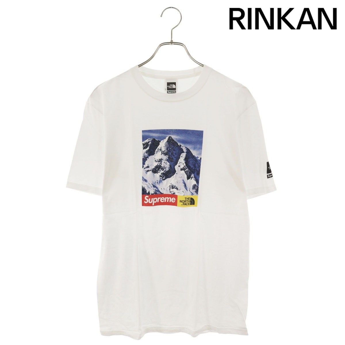 シュプリーム ×ノースフェイス THE NORTH FACE 17AW Mountain Tee マウンテンTシャツ メンズ S
