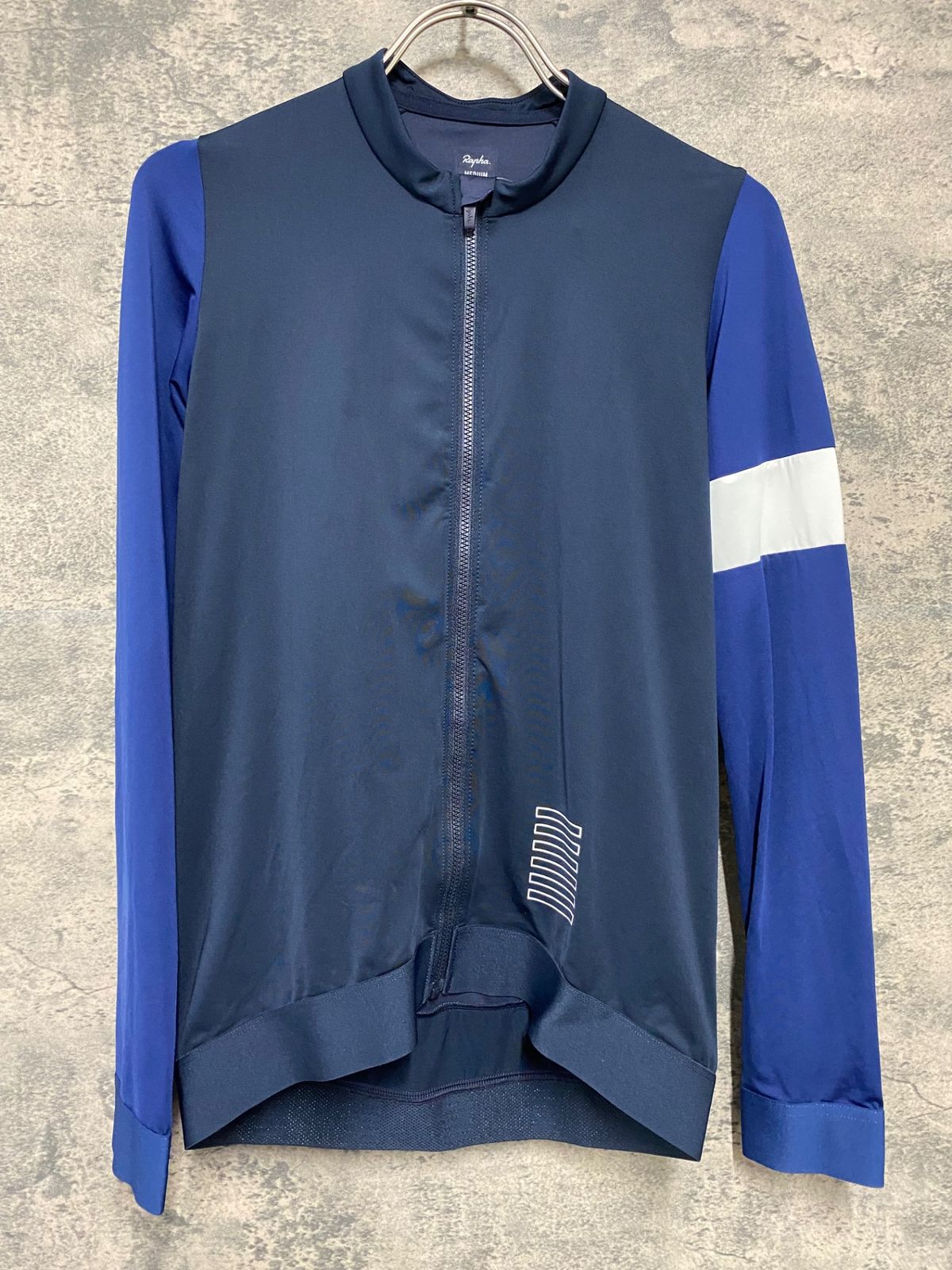 KD622 ラファ Rapha PRO TEAM LONG SLEEVE TRAINING JERSEY 長袖 サイクルジャージ 紺 M 10,764円