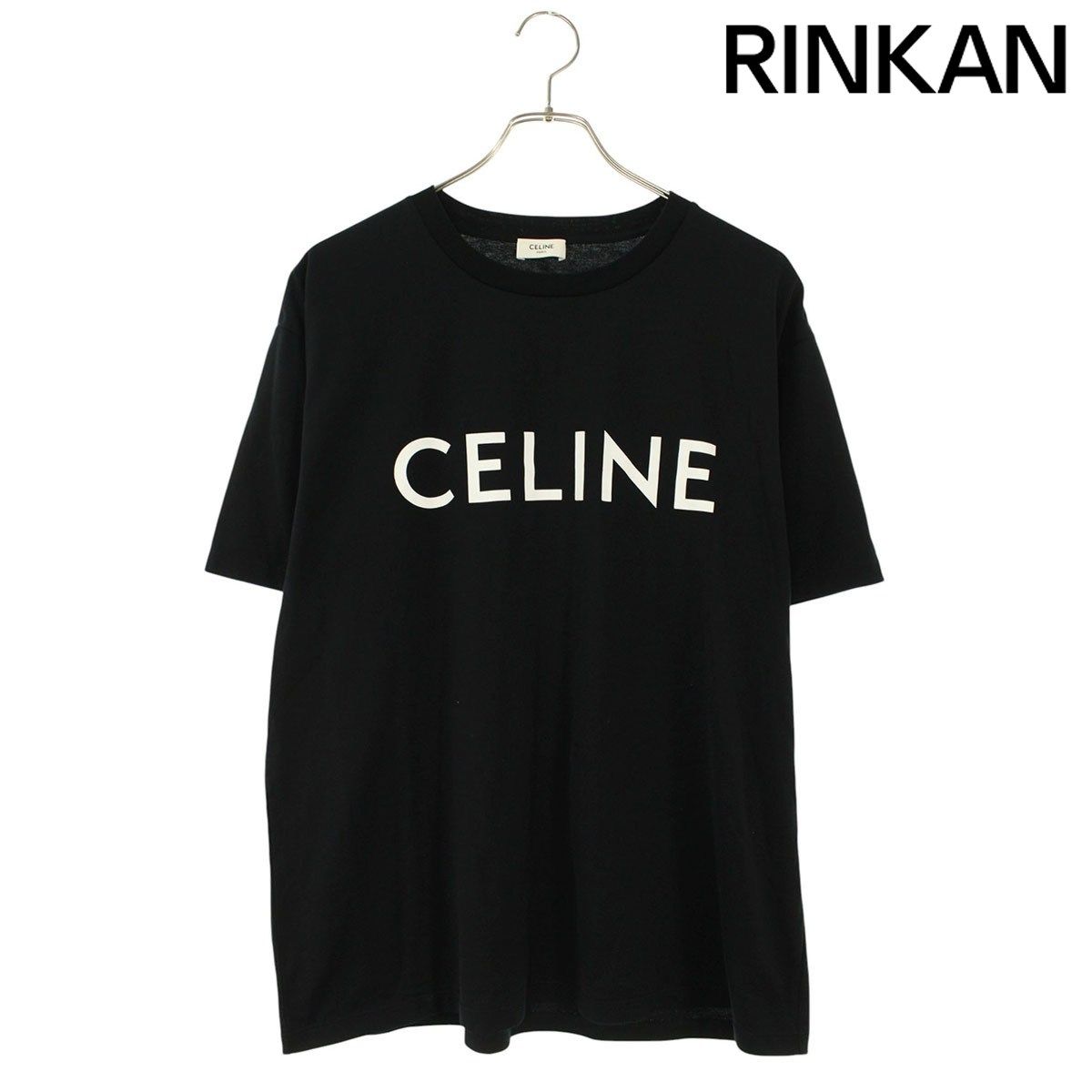 セリーヌ 2X681671Q ルーズフィットロゴプリントTシャツ メンズ S