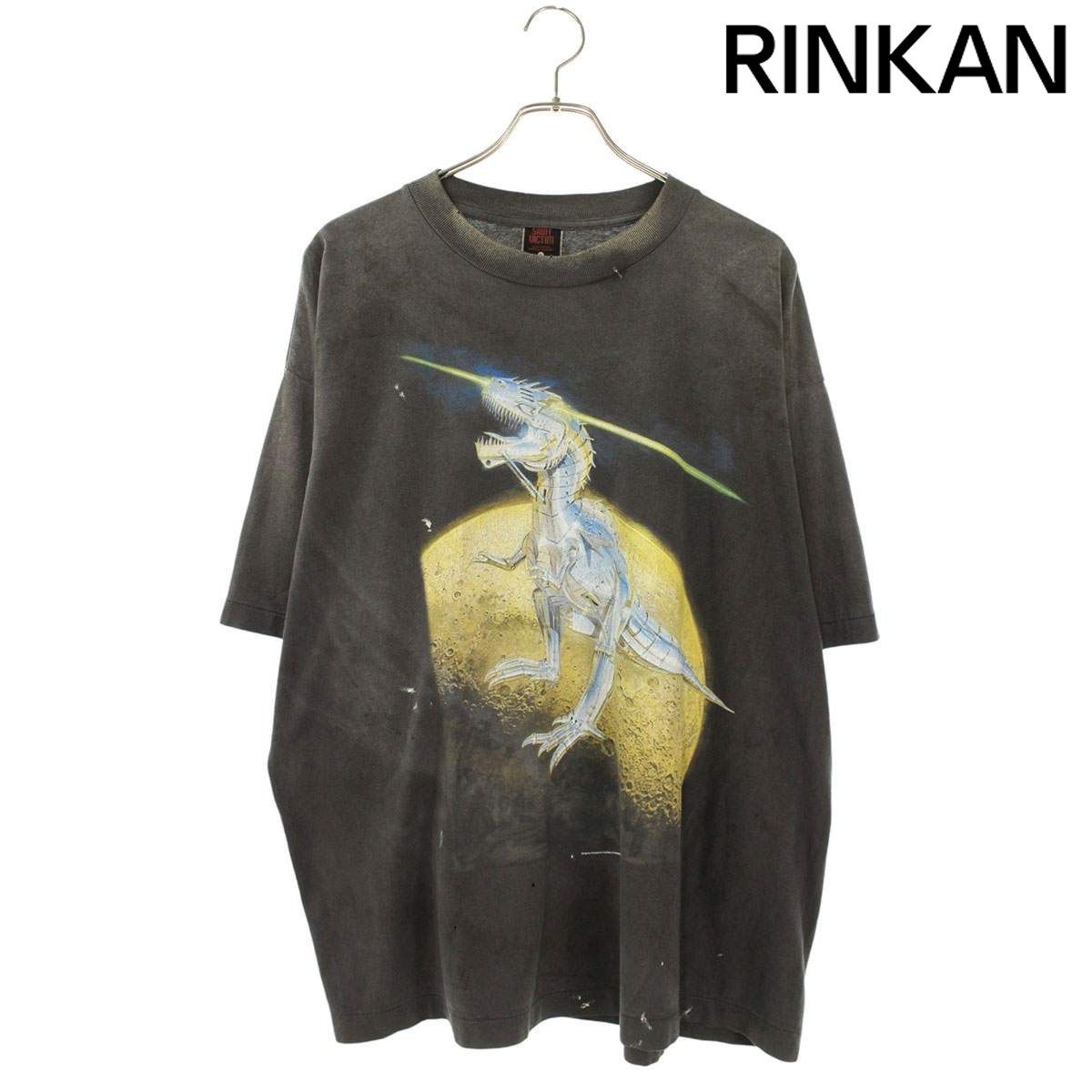 セントマイケル SN-HR1-0000-C76 レックスプリントヴィンテージ加工Tシャツ メンズ XL