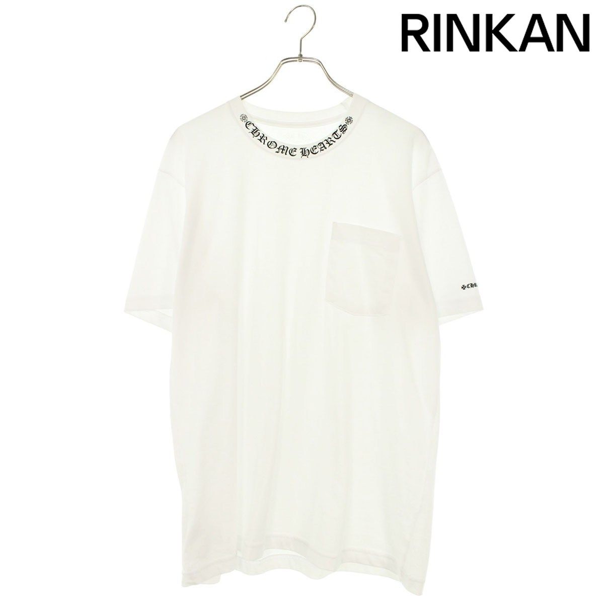クロムハーツ CH T-SHRT/1 ネックロゴプリントTシャツ メンズ L