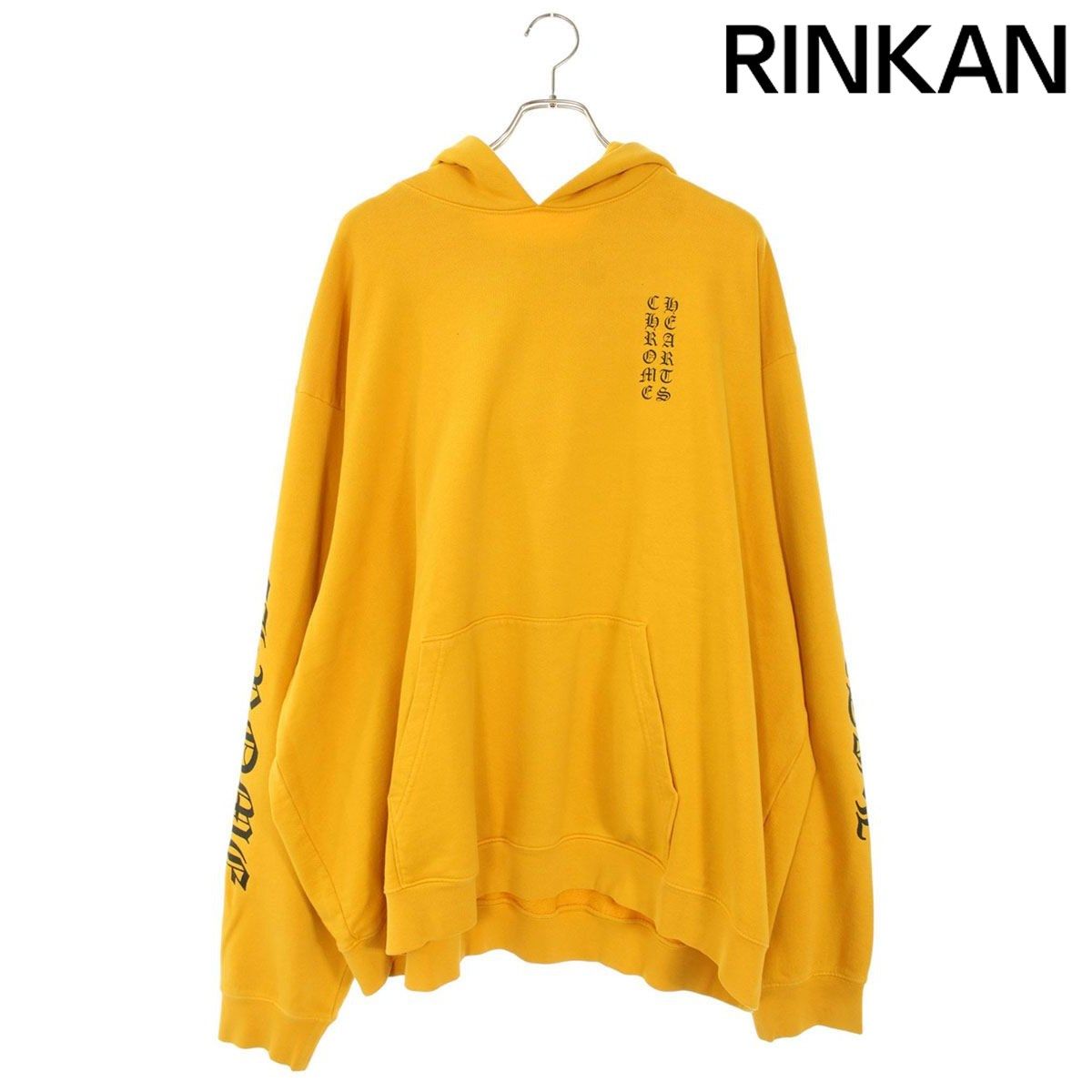 クロムハーツ SWTSHRT PLVR アームロゴプリントプルオーバーパーカー メンズ XXL