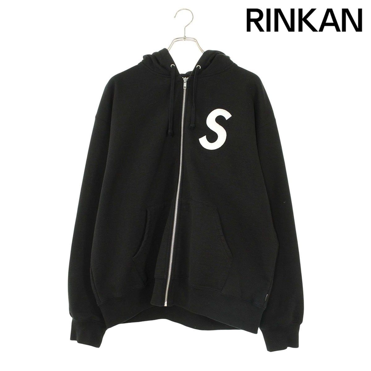 シュプリーム S Logo Zip Up Hooded Sweatshirt S刺繍ロゴジップパーカー メンズ L