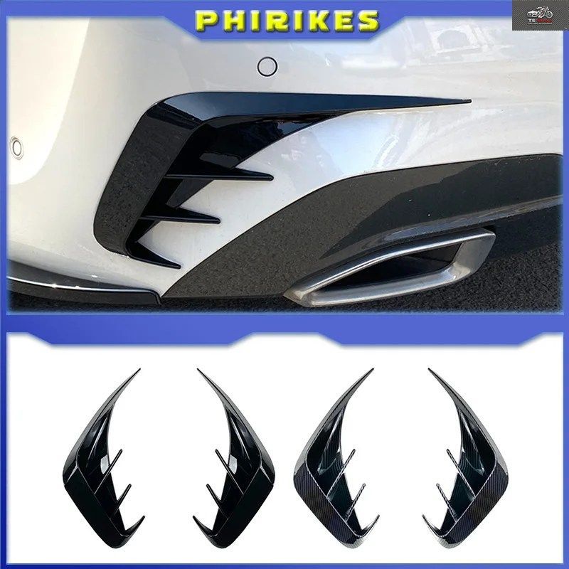 BMW 3シリーズ G20 Mスポーツ 320E 330E 318I 320I 325I 330I 340I 2019-2022用リアバンパーリップスポイラー、エアベントアウトレットカバ
