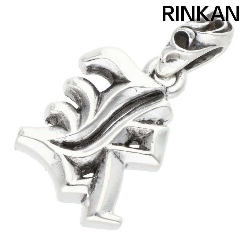 クロムハーツ ALPHABET CHARM/アルファベットチャーム Kイニシャルチャームネックレストップ メンズ