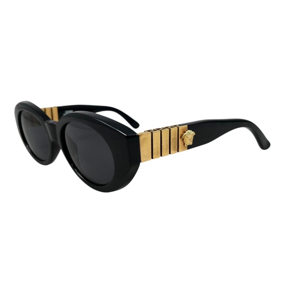 ☆ジャンニヴェルサーチ サングラス MOD480 メドゥーサロゴ ブラック ゴールド金具 GIANNI VERSACE
