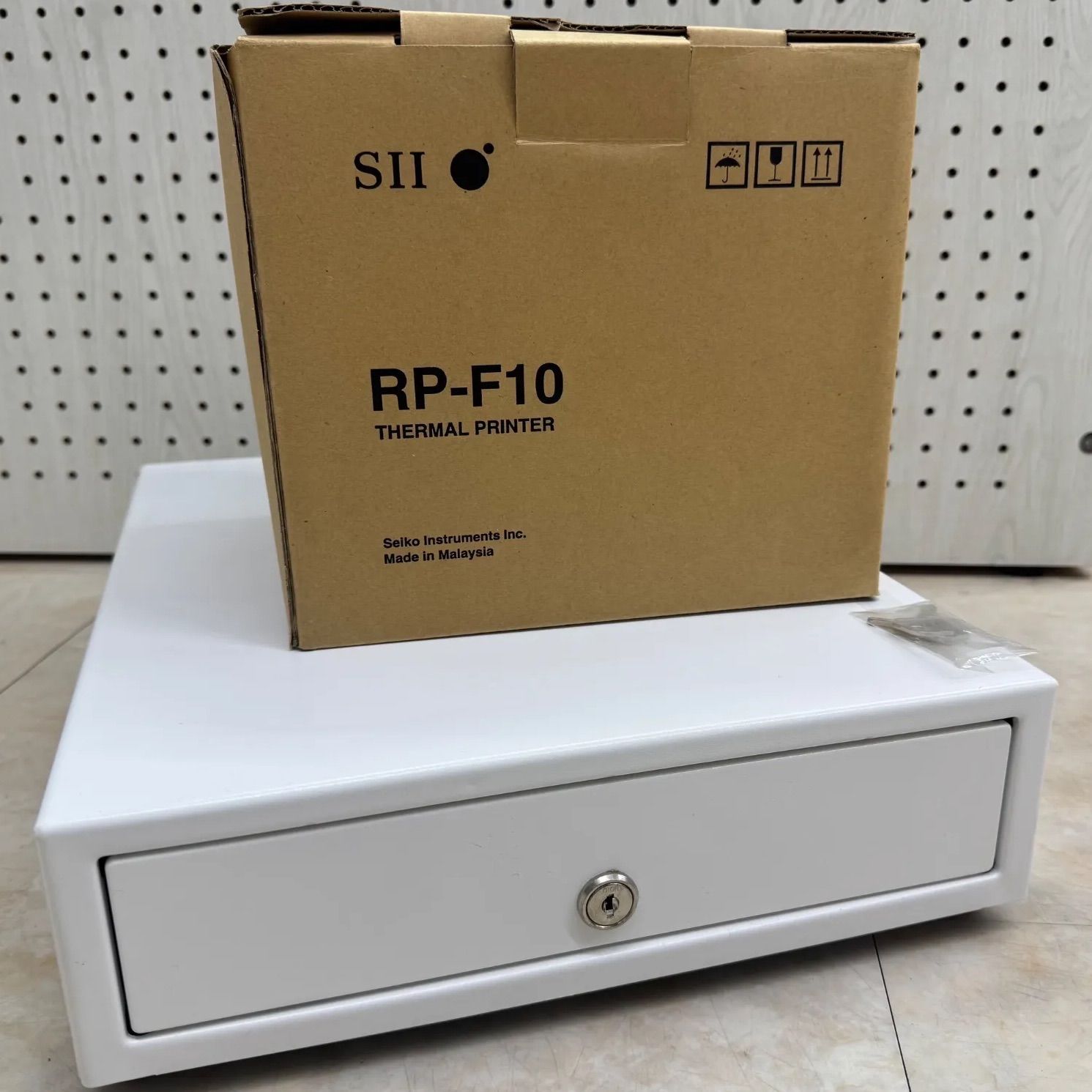中古品】セイコー レシートプリンター RP-F10 キャッシュドロア セット