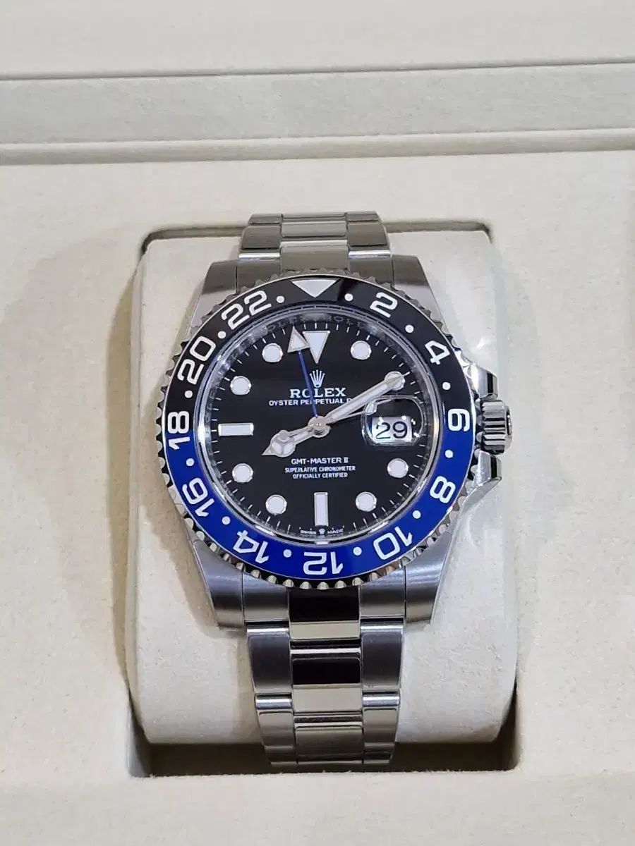 ROLEX ロレックス GMTマスター2 バットマン 26年 韓国国内 フルセット