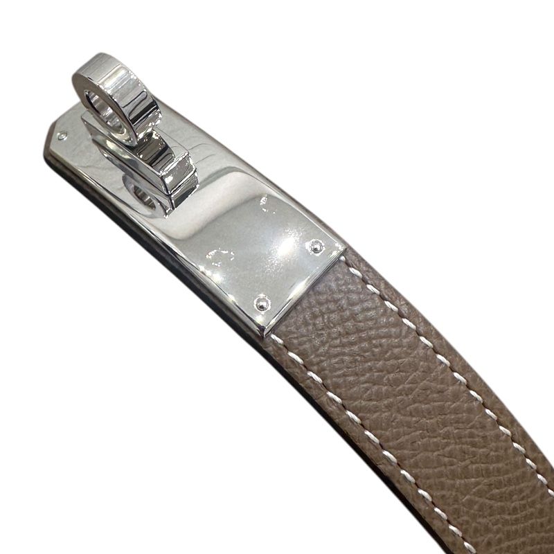 エルメス HERMES ケリーベルト18 W刻印 エトゥープ エトゥープ