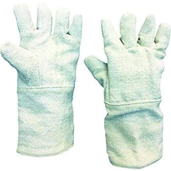 【中古】 TRUSCO トラスコ 生体溶解性セラミック耐熱手袋 5本指タイプ TCAT5-A