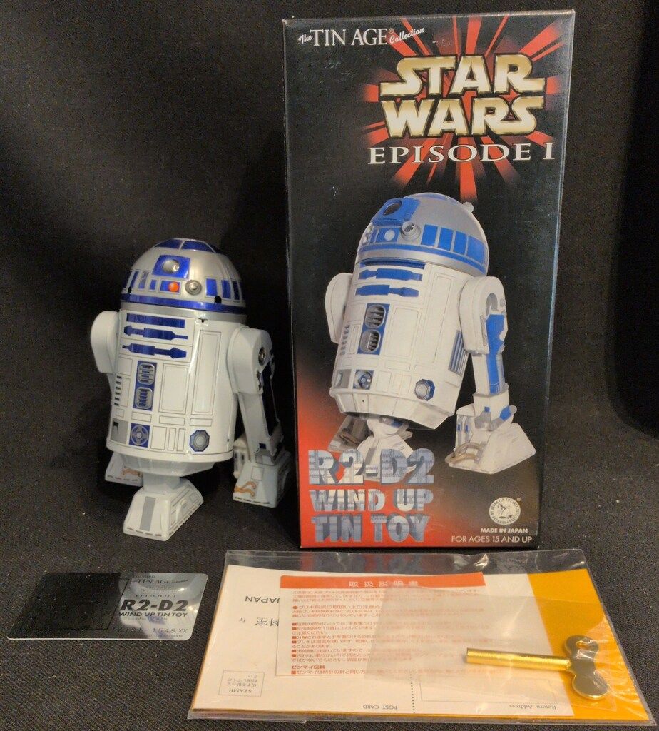 大阪ブリキ ゼンマイブリキ R2-D2 160㎜
