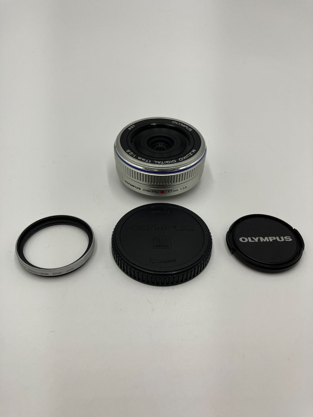【動作確認済】OLYMPUS M.ZUIKO DIGITAL 17mm F2.8 単焦点レンズ シルバー