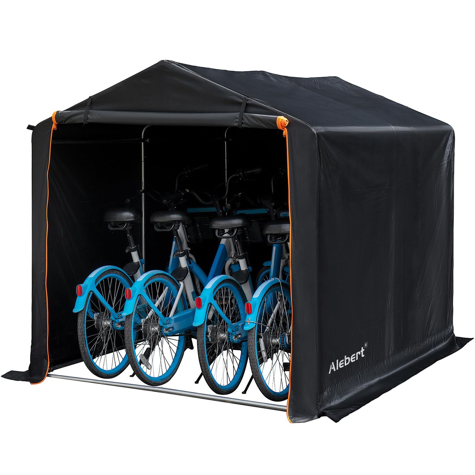 Alebert(アレベルト) サイクルハウス 自転車テント 幅159? 最大5台収納 バイクガレージ サイクルガレージ サイクルポート 自転車置き場 屋外 自転車収納 ガレージテント バイクシェルター 自転車屋根 自転車倉庫 高耐久鋼フレーム 6fc1e610