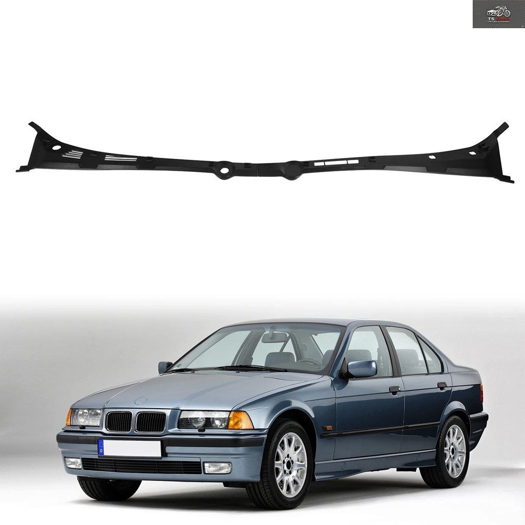 BMW 3シリーズ E36 1992-1998 左ハンドル車（クーペ/カブリオレを除く）用フロントウインドシールドカウルパネルウォーターガイドプレート