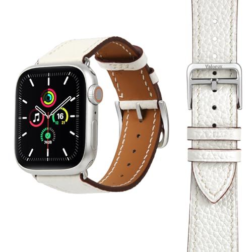 [Valorex] AppIe Watch用 レザーバンド イタリア製トゴレザー 本革 レディース メンズ 38mm 40mm 41mm 42mm/44mm 45mm 46mm 49mm 全機種対応ma d29e4b52
