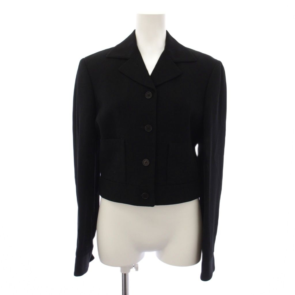エンポリオアルマーニ EMPORIO ARMANI ジャケット オープンカラー 40 ブラック /BM ■GY99 9,730円