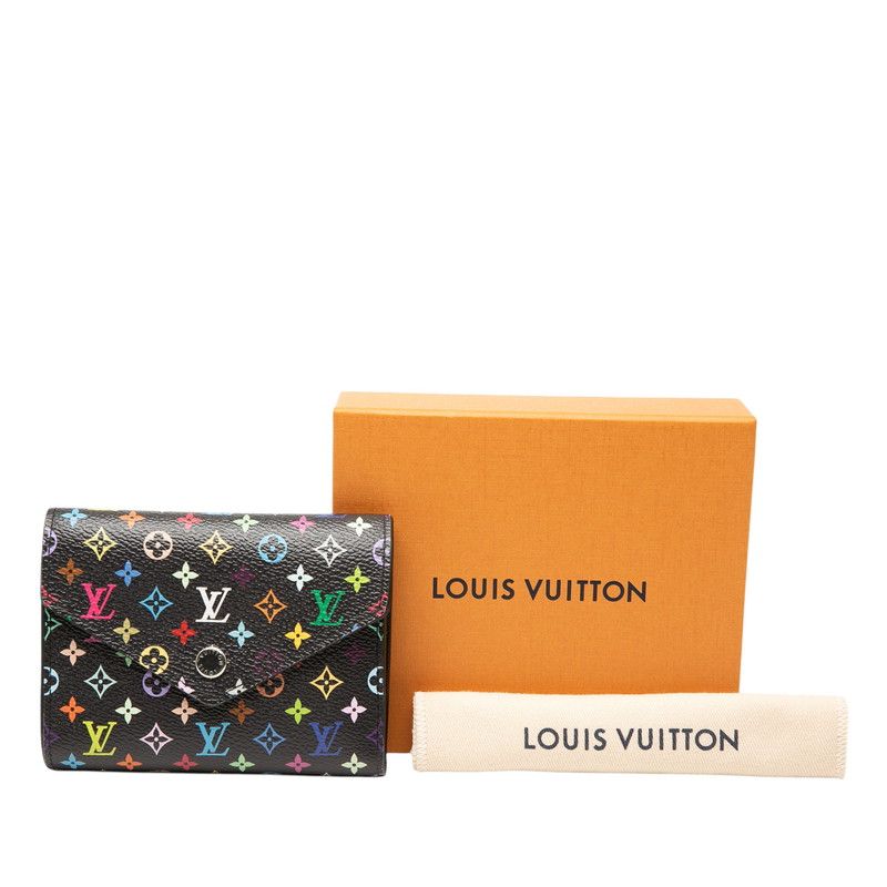 ルイ ヴィトン ×村上隆 ポルトフォイユ ヴィクトリーヌ 三つ折り財布 Ｍ14163 PVC レディース LOUIS VUITTON 【1-0265557】 ルイ ヴィトン ×村上隆 ポルトフォイユ ヴィクトリーヌ 三つ折り財布