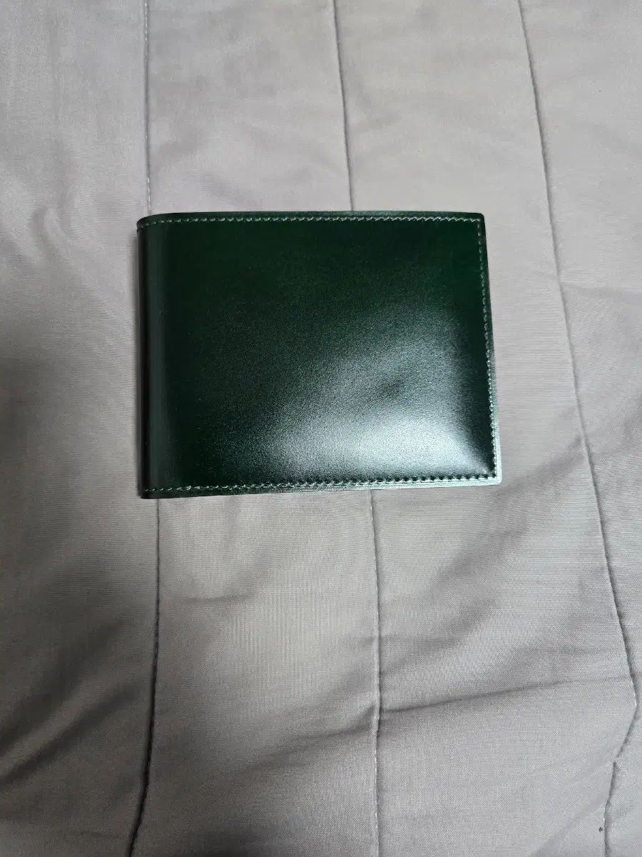 간조 コードバン 二つ折り財布 ダークグリーン 新品