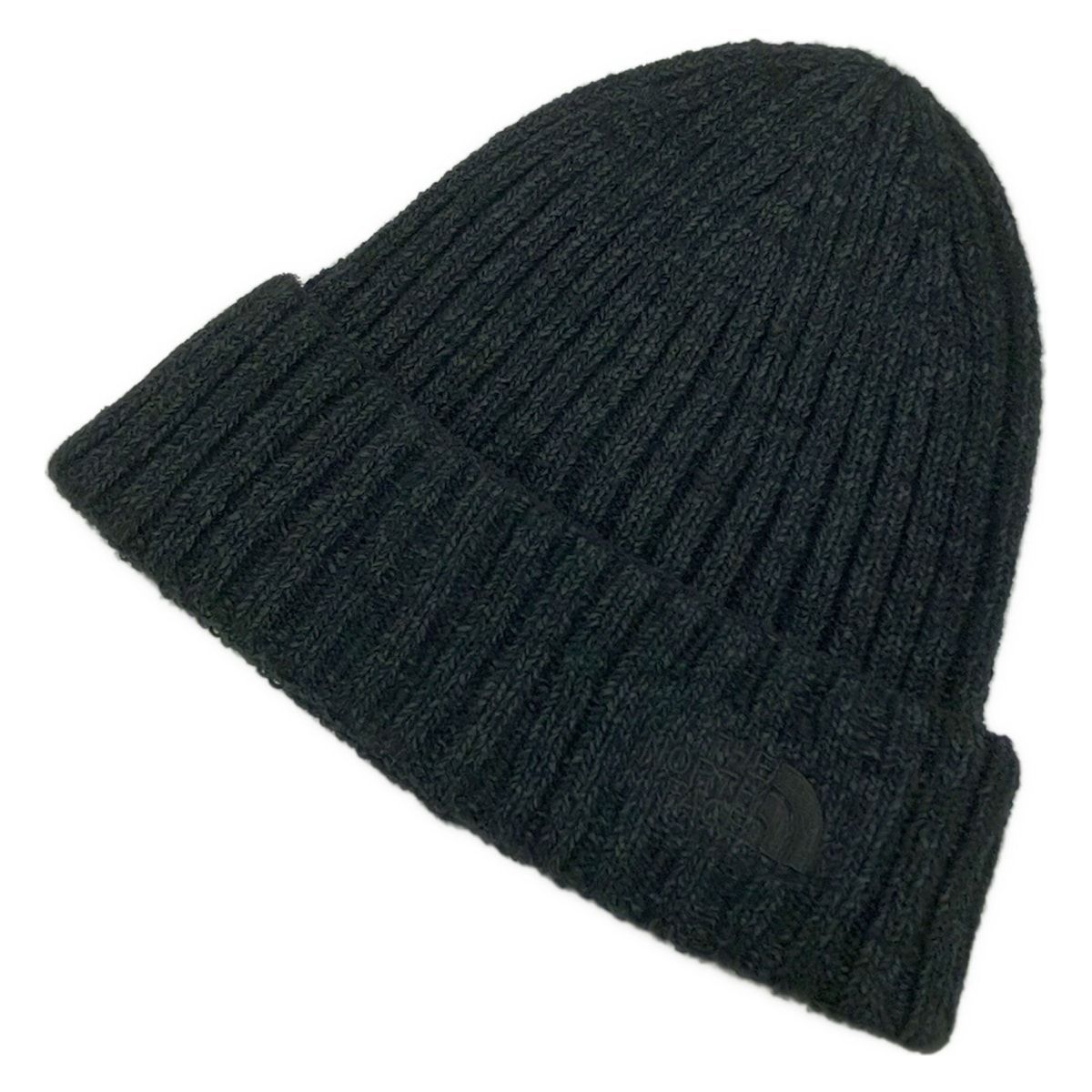 THE NORTH FACE(ノースフェイス) ニット帽 FREE美品 - 黒×ダークグレー コットン