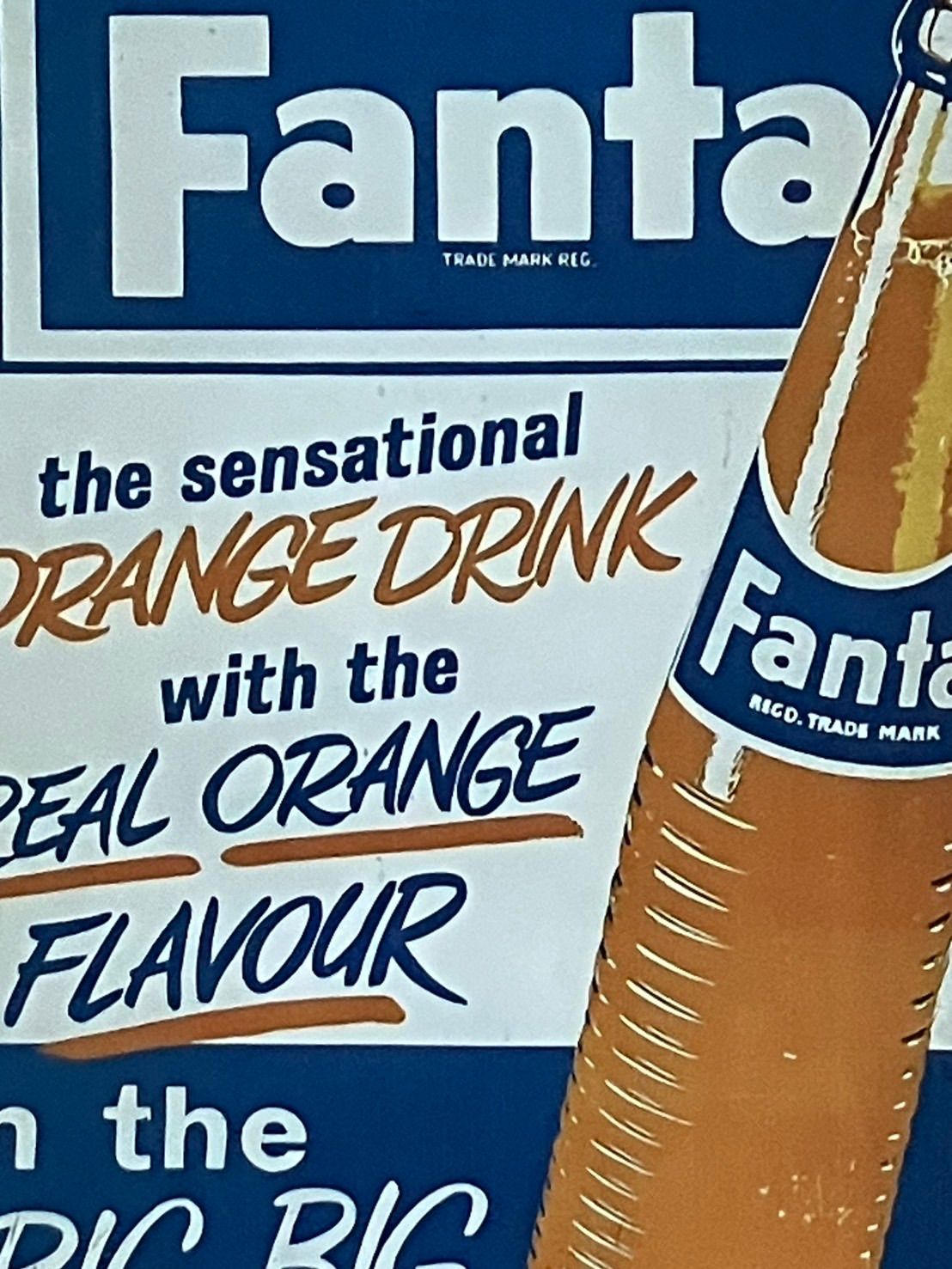 15167］ブリキ看板 ファンタ FANTA 炭酸飲料 ソフトドリンク
