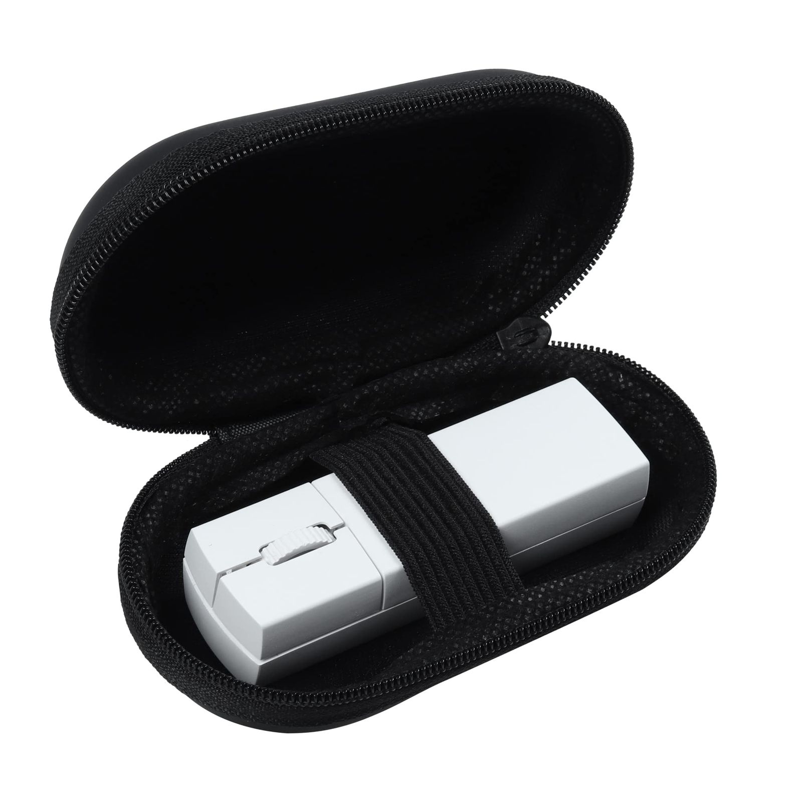 DIWOSHE 超小型直方体マウス 2.4Ghzワイヤレスマウス USB充電式 3ボタン 光学式 小型 ミニ Sサイズ PCノートパソコン/コンピュータに対応 左右対称 携帯用 収納ケース付き (ホワイト)