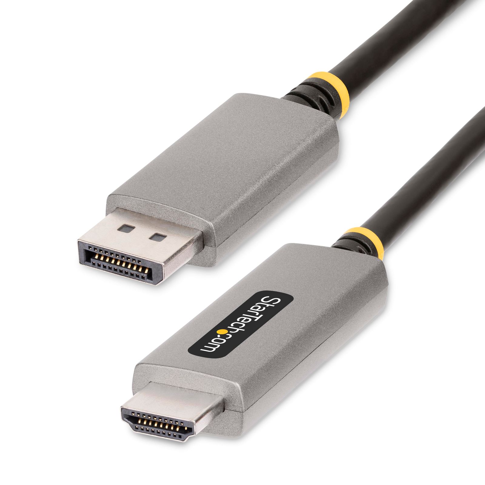 StarTech.com DisplayPort 1.4 - HDMI 2.1変換ケーブル／2m／アクティブ／8K60Hz/4K144Hz／オス-オス／HDR10／HDCP 2.3／7.1chオーディオ／ブラック／モニター ディスプレイアダプター 1 ...