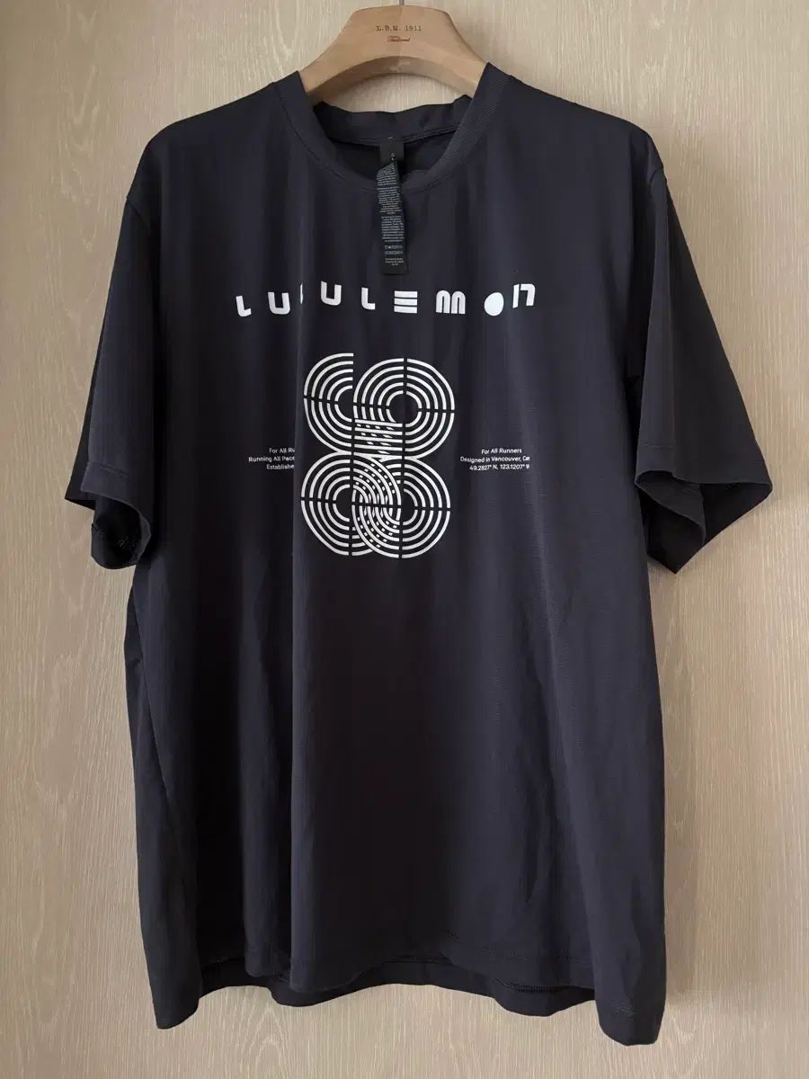 ルルレモン メンズ 半袖 L 1回 着用