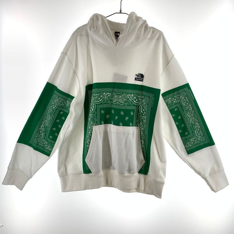 【中古美品】 Supreme × THE NORTH FACE シュプリーム × ザ・ノース・フェイス Bandana Hooded Sweatshirt 【149-260506-sy-03-otoh】