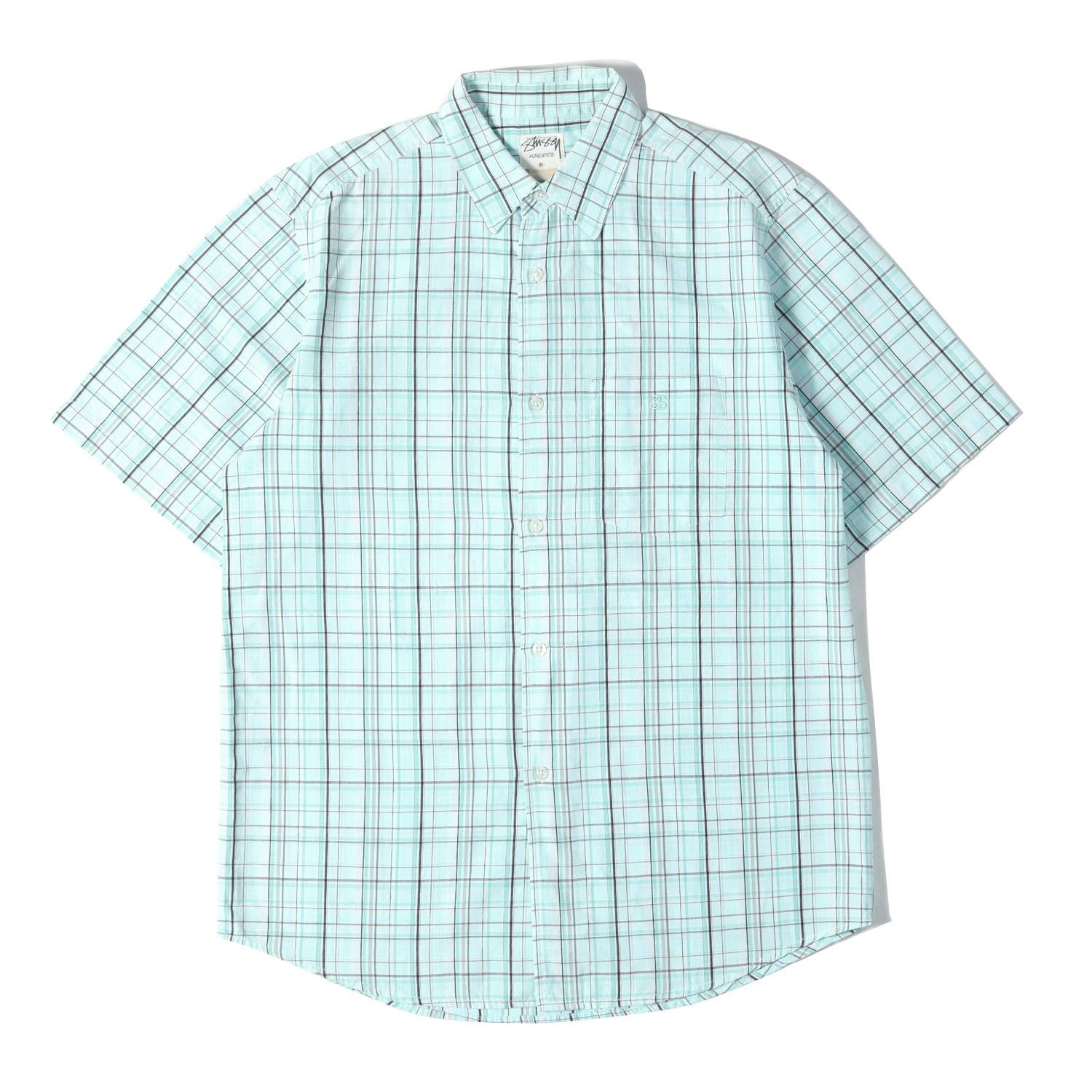 STUSSY ステューシー シャツ ミント サイズ:M | 00s マドラスチェック 
