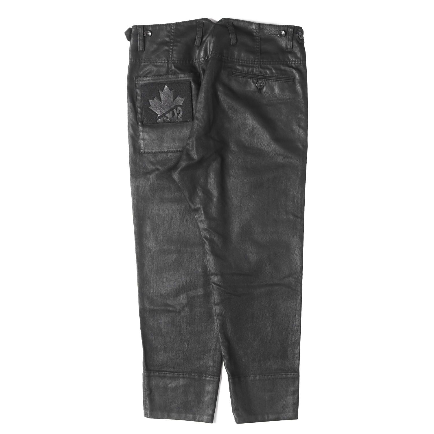 美品】DSQUARED2 ディースクエアード パンツ ブラック 黒 サイズ:48 