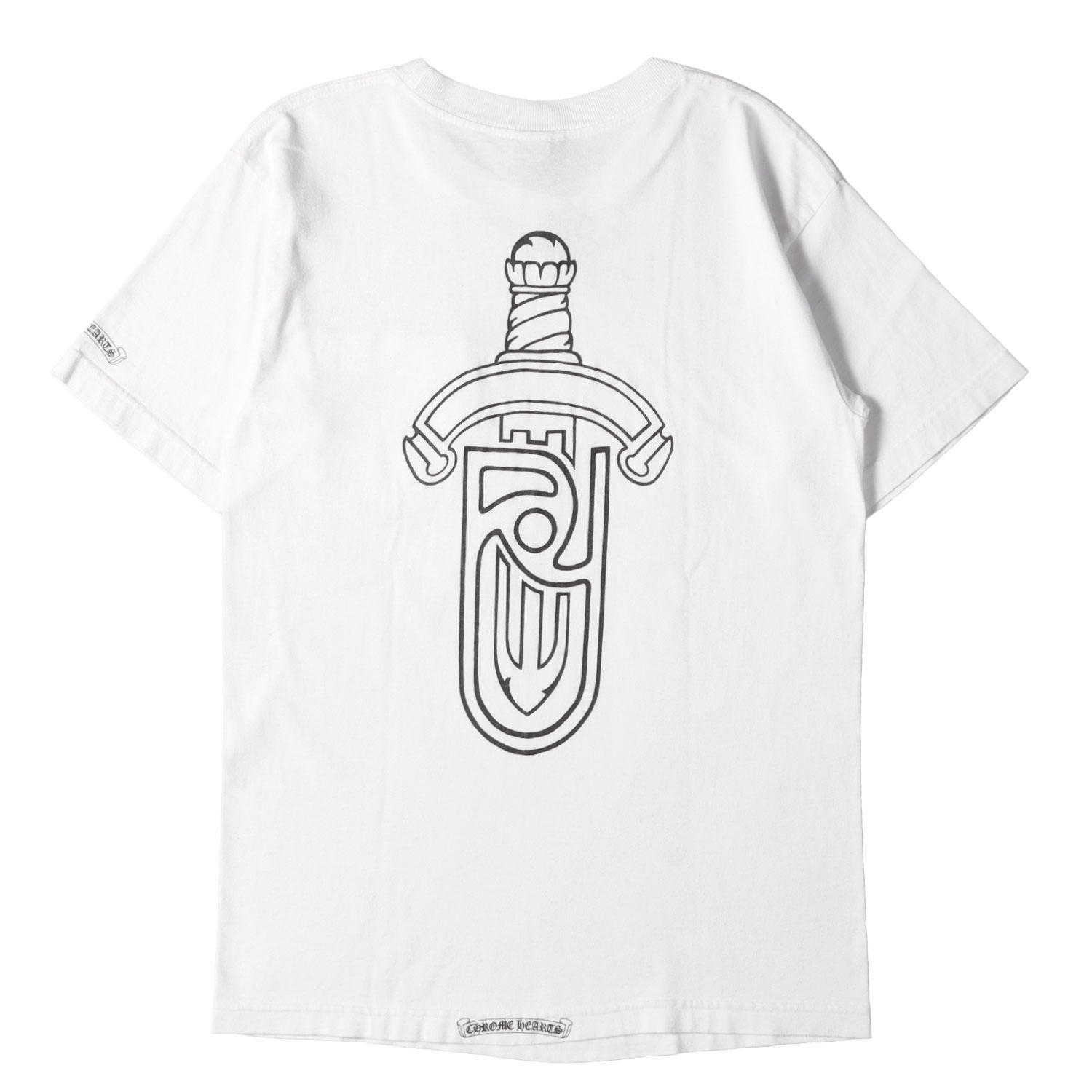 CHROME HEARTS Tシャツ ホワイト Sサイズ CHROME HEARTS クロムハーツ Tシャツ Hearts TEE Chrome - HEARTS