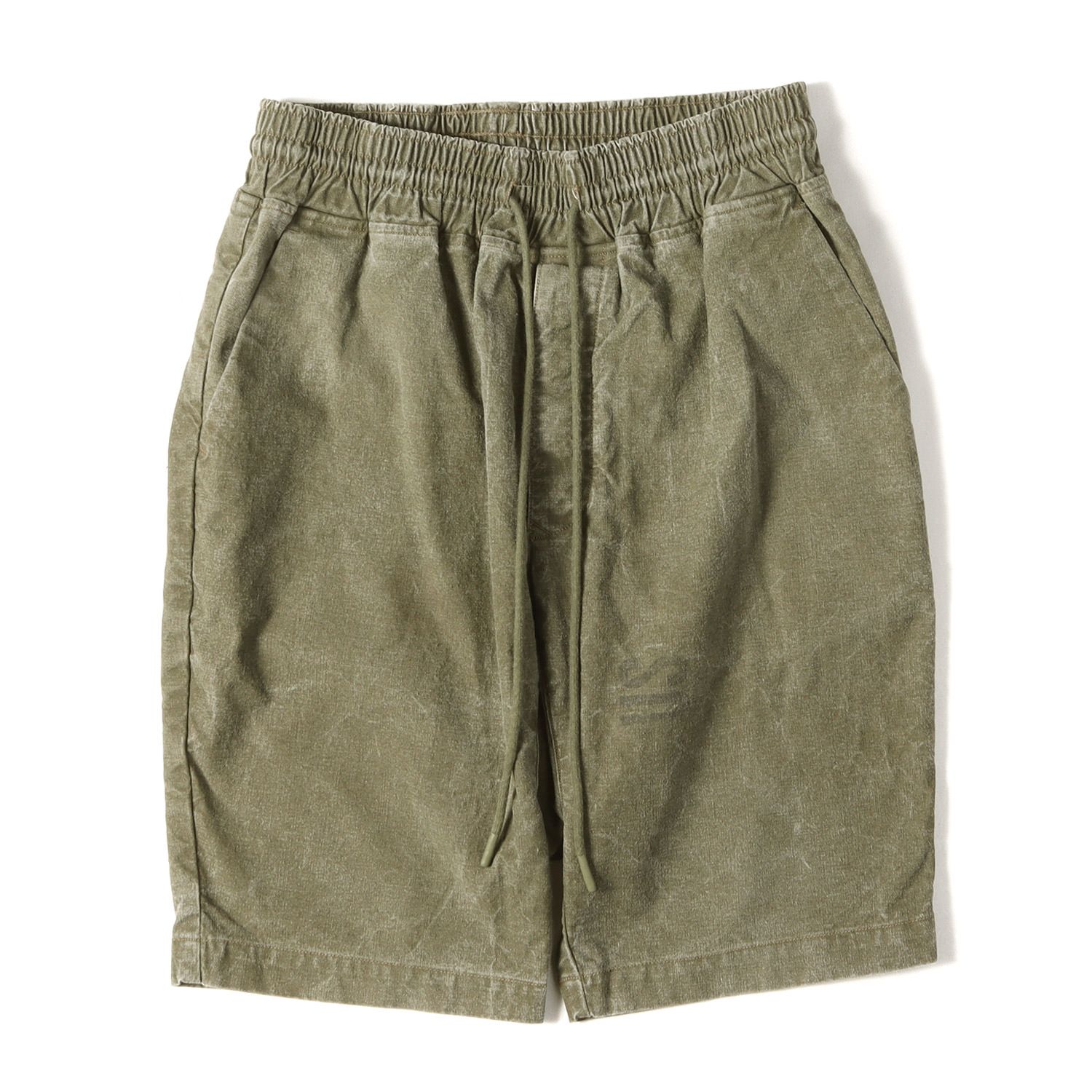 READYMADE レディメイド パンツ オリーブ サイズ:2 | 22SS USヴィンテージ テントクロス サルエル ショーツ(SEROUEL SHORTS) | ボトムス ズボン【メンズ】【中古】