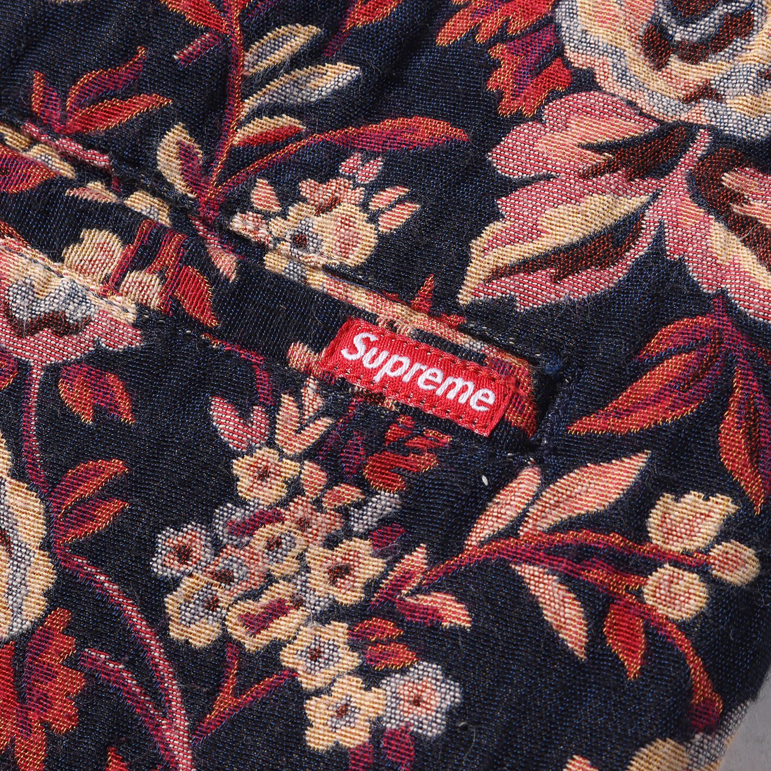 Supreme シュプリーム パンツ ネイビー 紺 サイズ:XL | ジャガード 