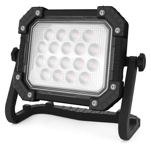 CLY LED 作業灯 投光器 ランタン 充電式 昼光色 自然色 電球色 SOS点灯 4色切替・3段階調光 高輝度 200Wより明るい マグネット搭載 ポータブル ワークライト フラッドライト フラッシュ 防塵・防水仕様 夜間作業/夜釣り/集 633c669e