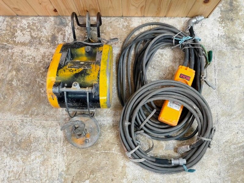 ☆リョービ(RYOBI) ウインチ WI-61C(21M)　動作確認済み