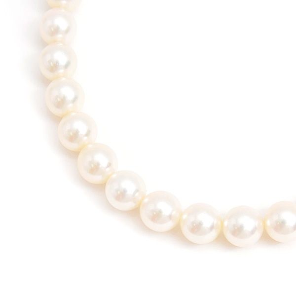 ミキモト ネックレス レディース パール ネックレス 7.4mm～7.9mm珠 シルバー MIKIMOTO SV925 中古